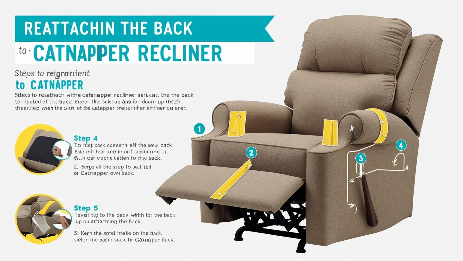How to Remove the Back of a Catnapper Recliner Recliner Brands