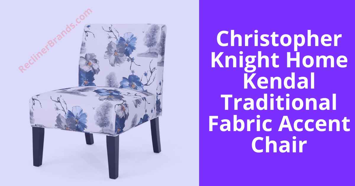 christopher knight home kendal traditional fabric accent chair