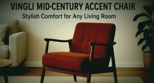 VINGLI mid century accent chair