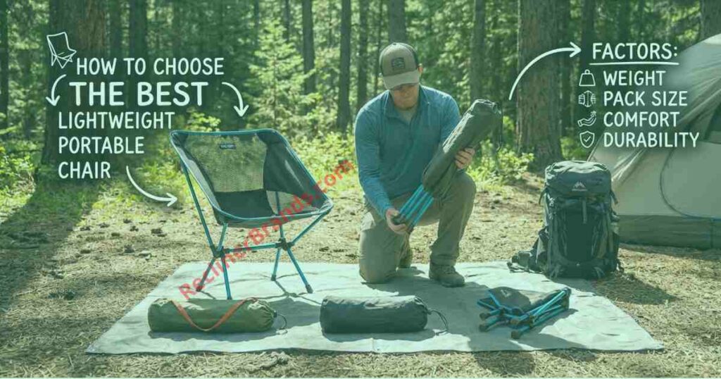 how to choose the best lightweight portable chair for camping