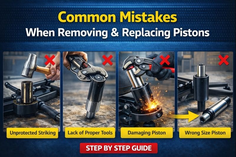 common mistakes when removing & replacing pistons