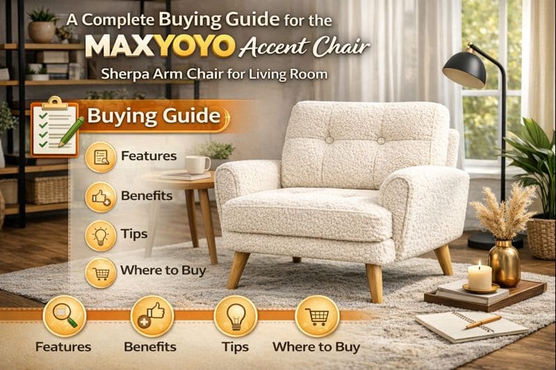 sherpa arm chair for living room